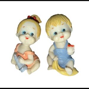 Dynamic Duo The Classic Girl & Boy Tag Team A Charming Gift for Moms & Grandmas